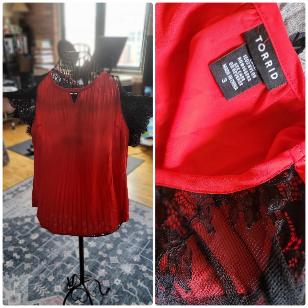 Lady in red....